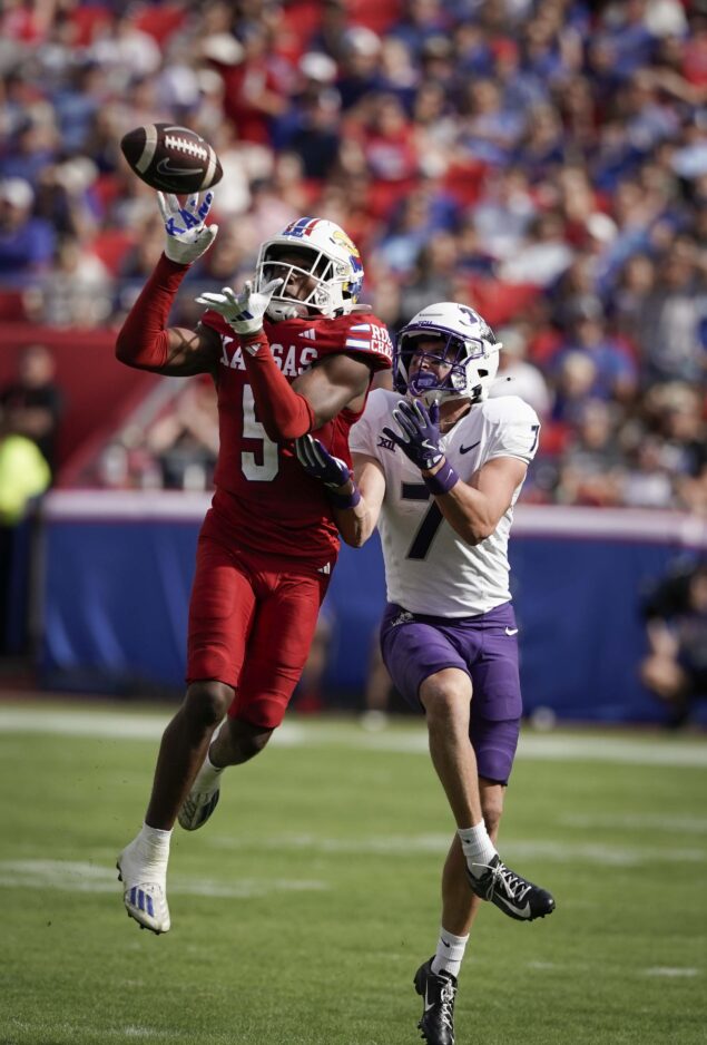 Photo Gallery Jayhawks can’t keep up with Frogs, lose 3827 KU Sports